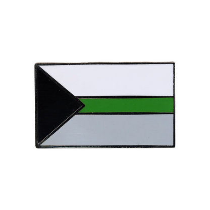 Demiromantic Flag Lapel Pin