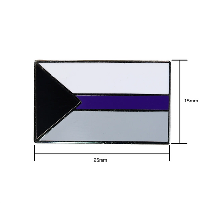 Demisexual Flag Lapel Pin